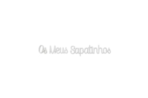 SET 4 FRASES OS MEUS SAPATINHOS 1.2X0.3CM ACRILICO BRANCO
